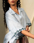 Patchwork Shirt and Skirt