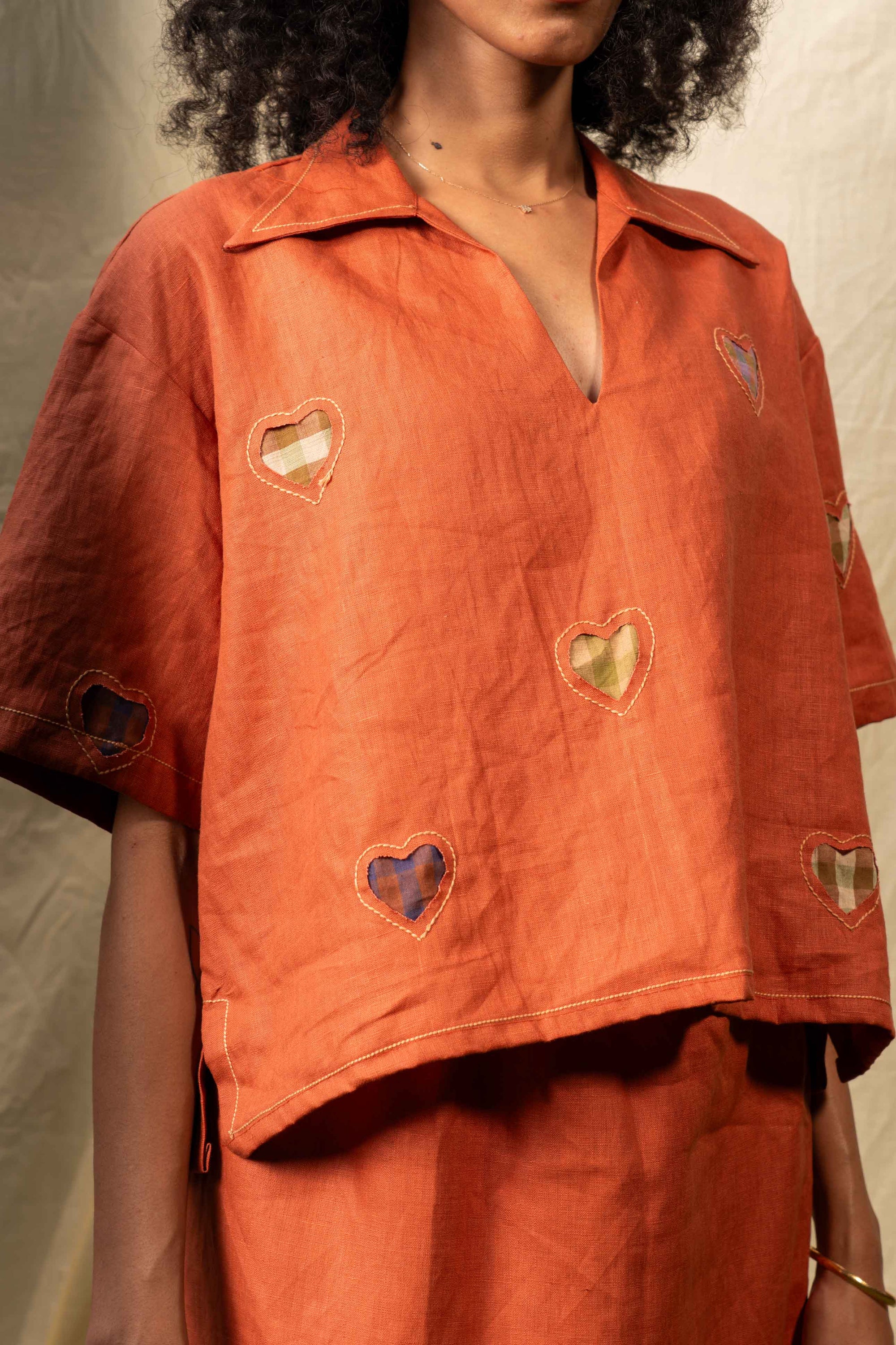 Aplique Heart Shirt