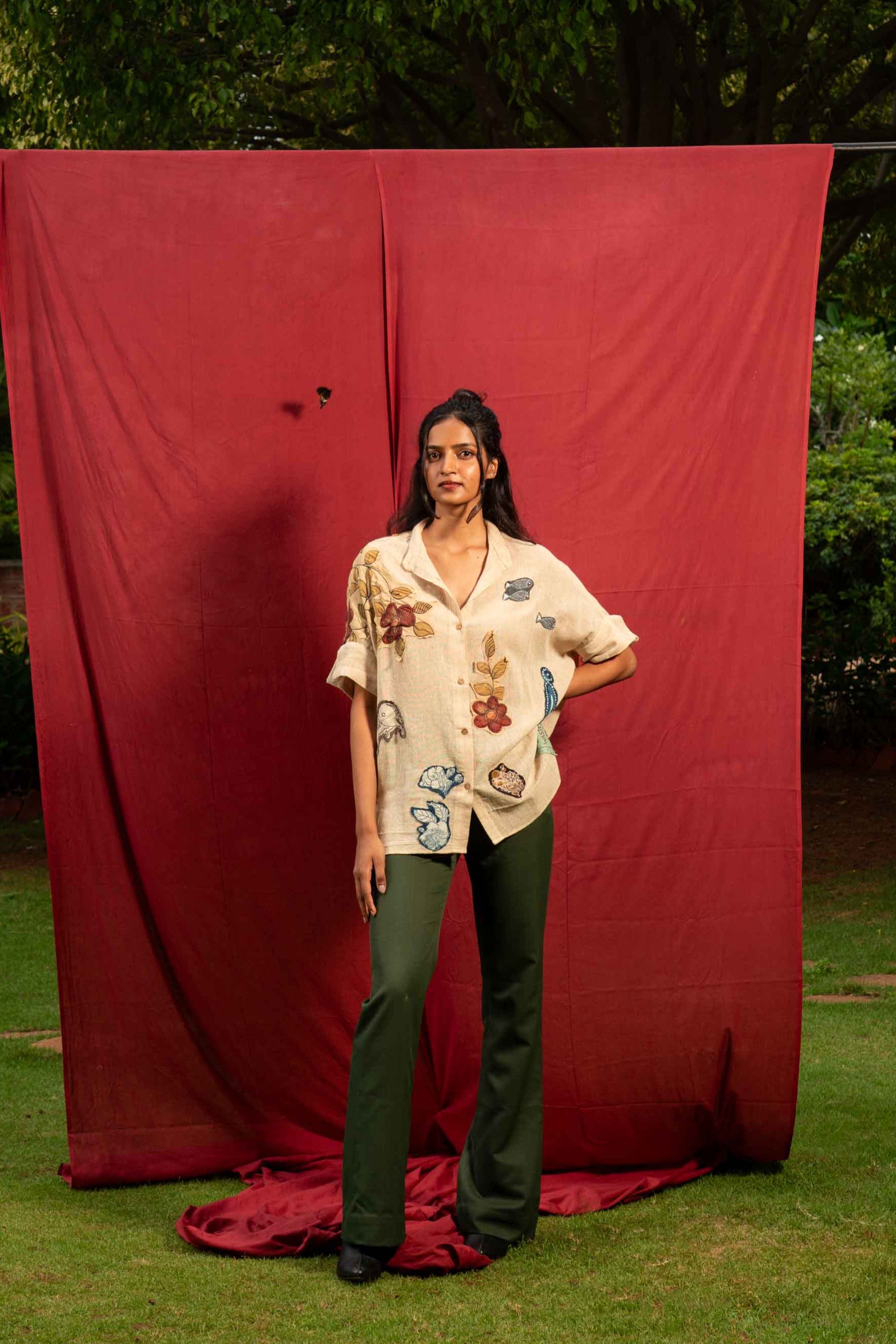 Patchwork Kalamkari Shirt