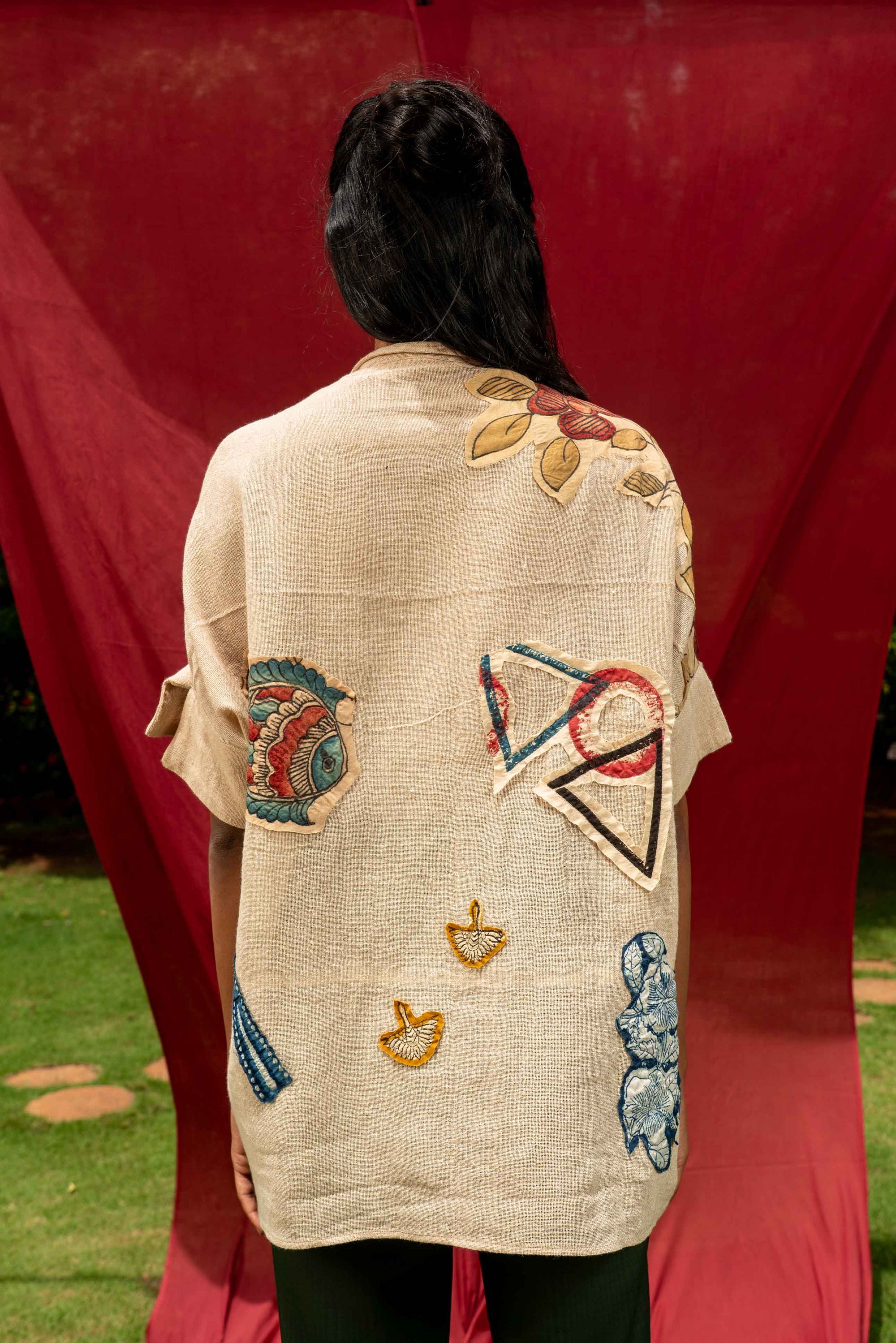 Patchwork Kalamkari Shirt