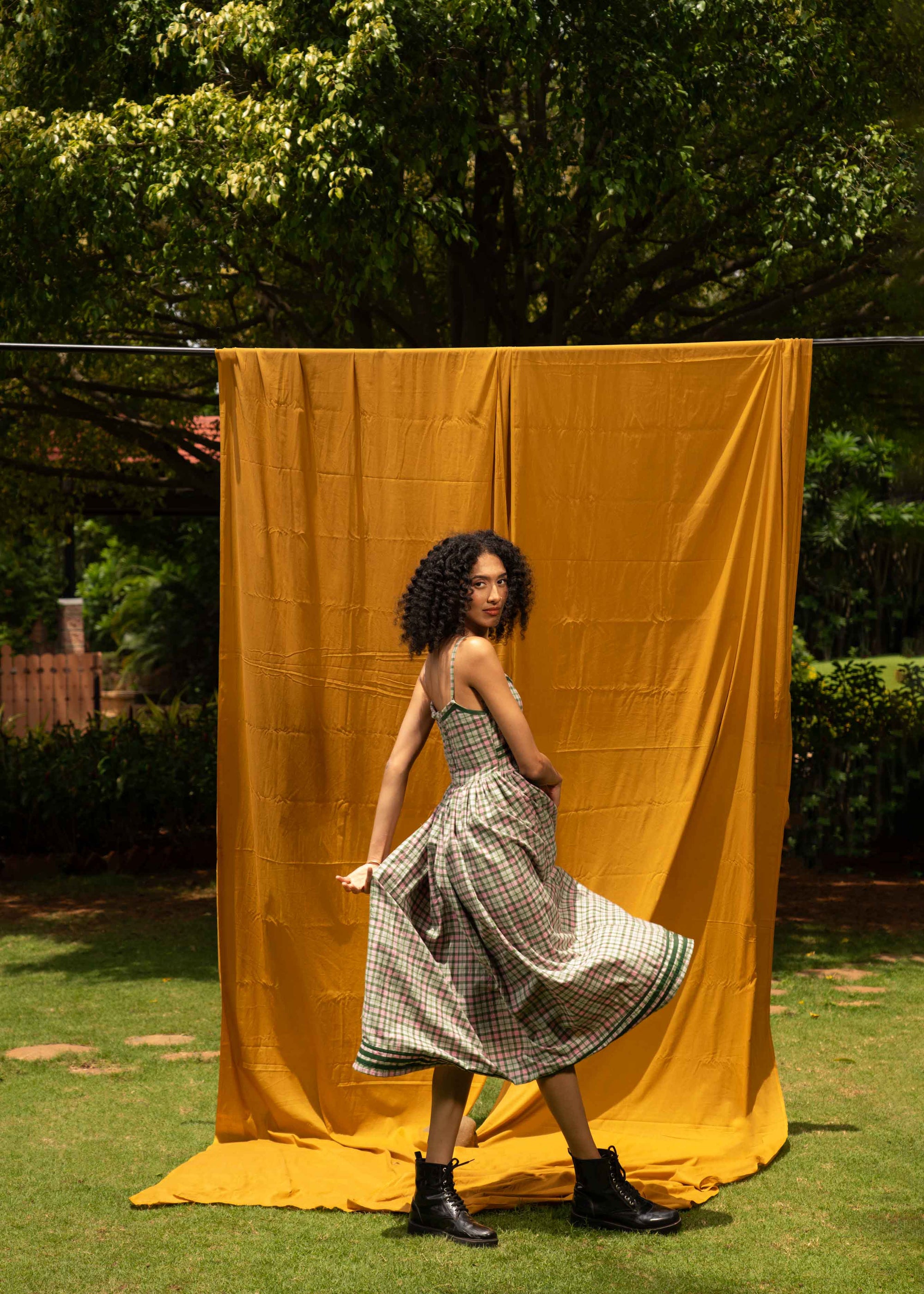 Gathered dress