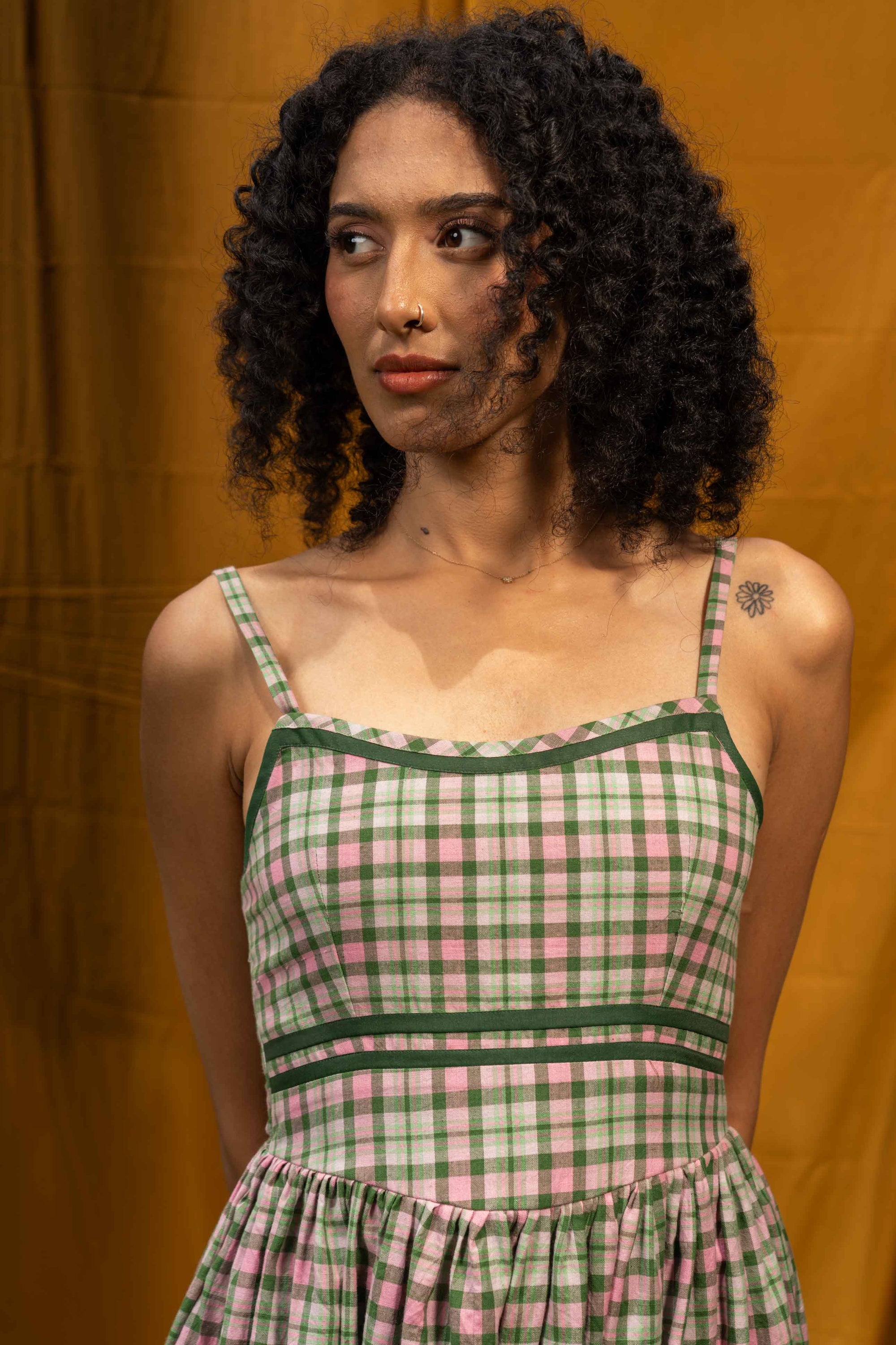 Gathered dress