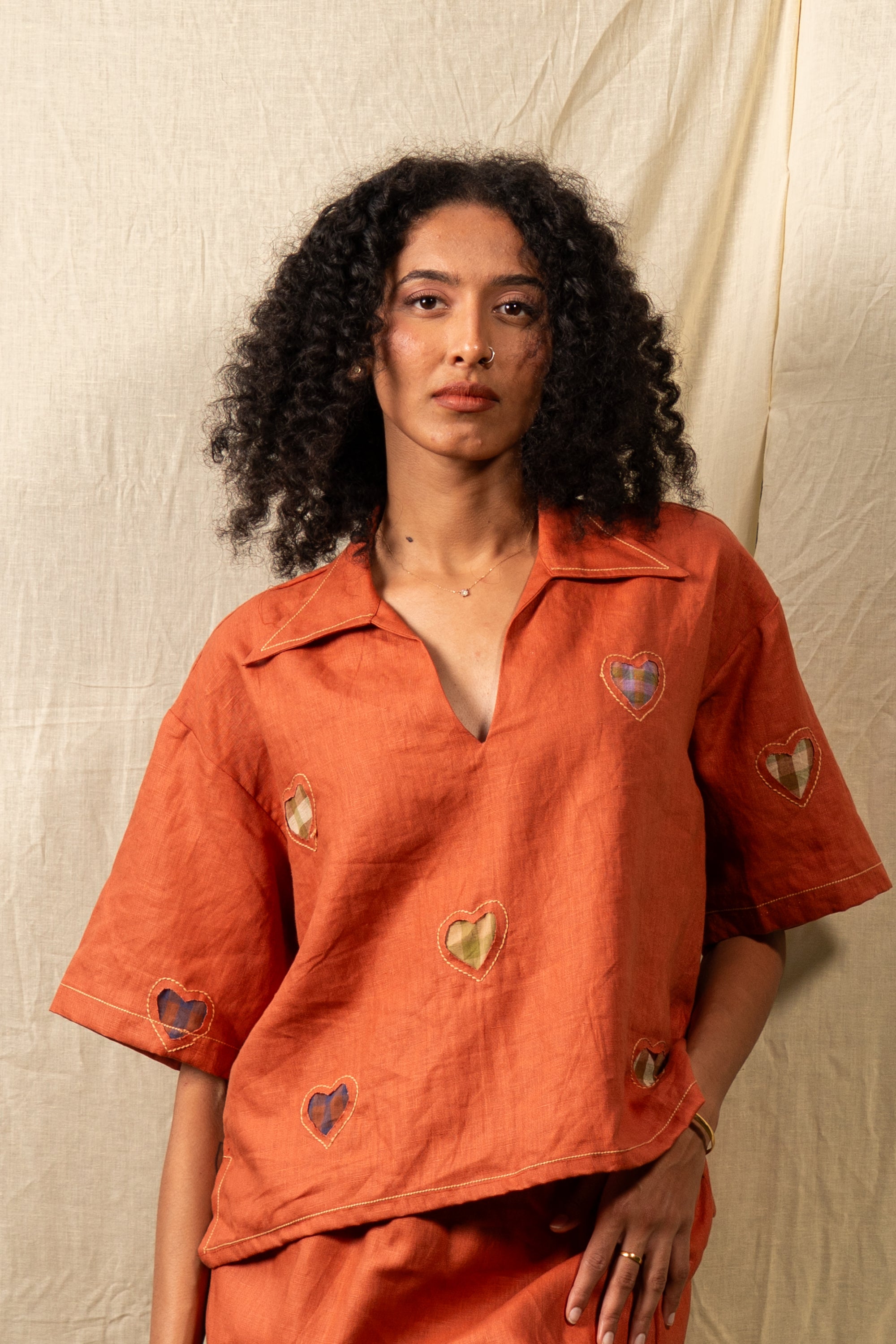 Aplique Heart Shirt