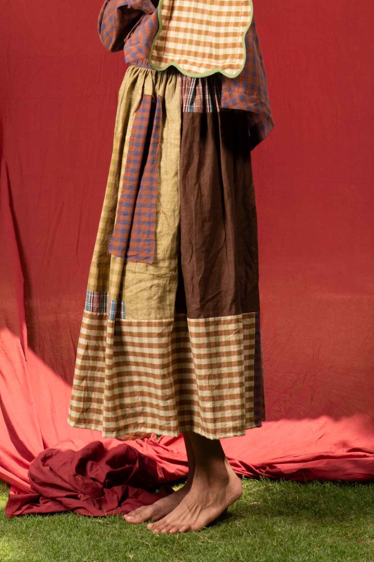 The Patchwork Midi Skirt