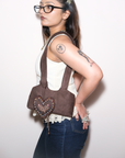 Suede everyday bag