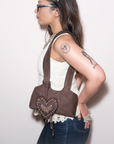 Suede everyday bag